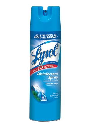 Lysol 1920002845 Disinfectant Spray, Spring Waterfall Scent, 12.5 Oz