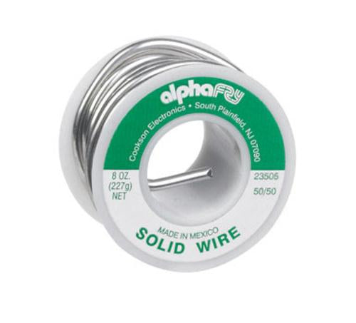 Alpha 23505 Non Electrical Solid Wire Solder, 8 Oz