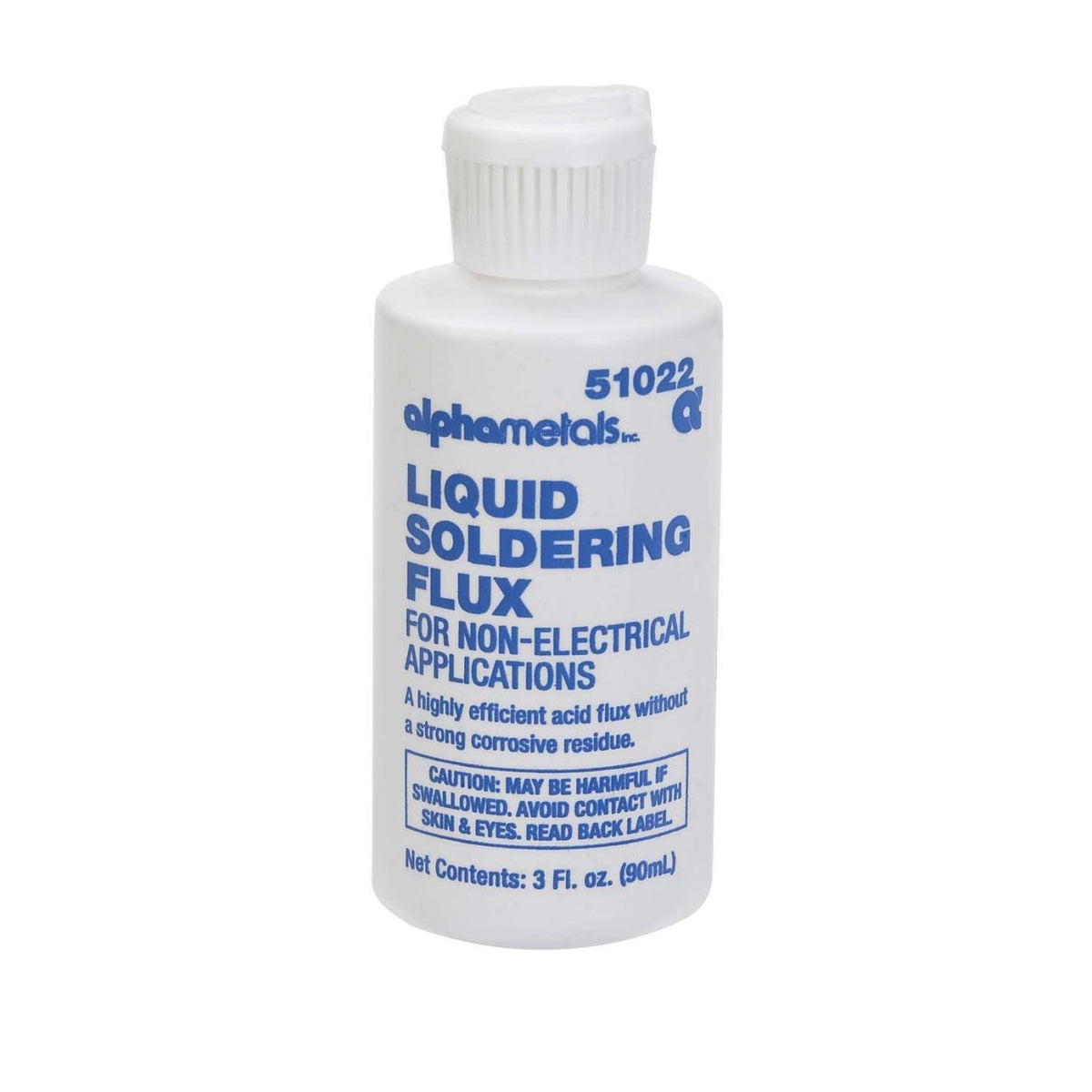 Alpha 51022 Non Electrical Liquid Acid Soldering Flux, 3 Oz