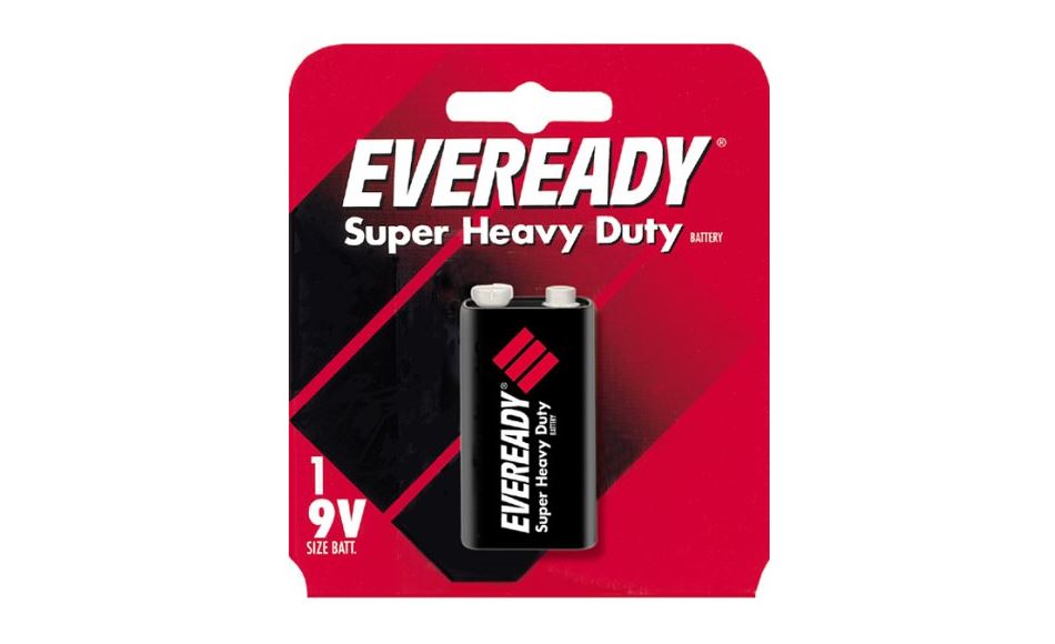 Energizer 1222SW Super Heavy Duty Battery, 9 Volt