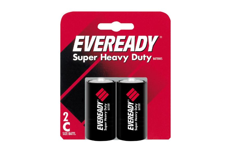 Eveready 1235SW-2 Super Heavy Duty Batteries, 1.5 Volt, 2 / Pack