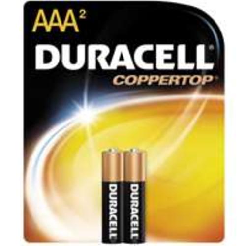 Duracell Coppertop MN2400B2Z Alkaline Battery, 1.5 Volt, AAA