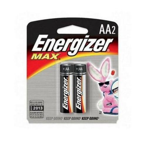Energizer E91BP-2 Alkaline Battery, AA, 1.5 Volt