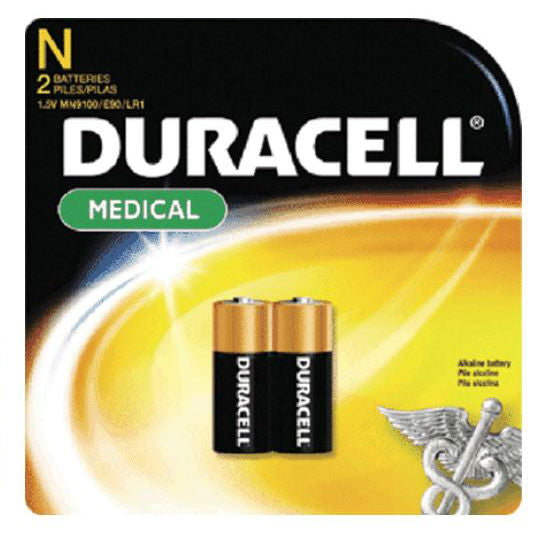 Duracell MN9100B2PK Alkaline Medical Battery, 1.5 Volt