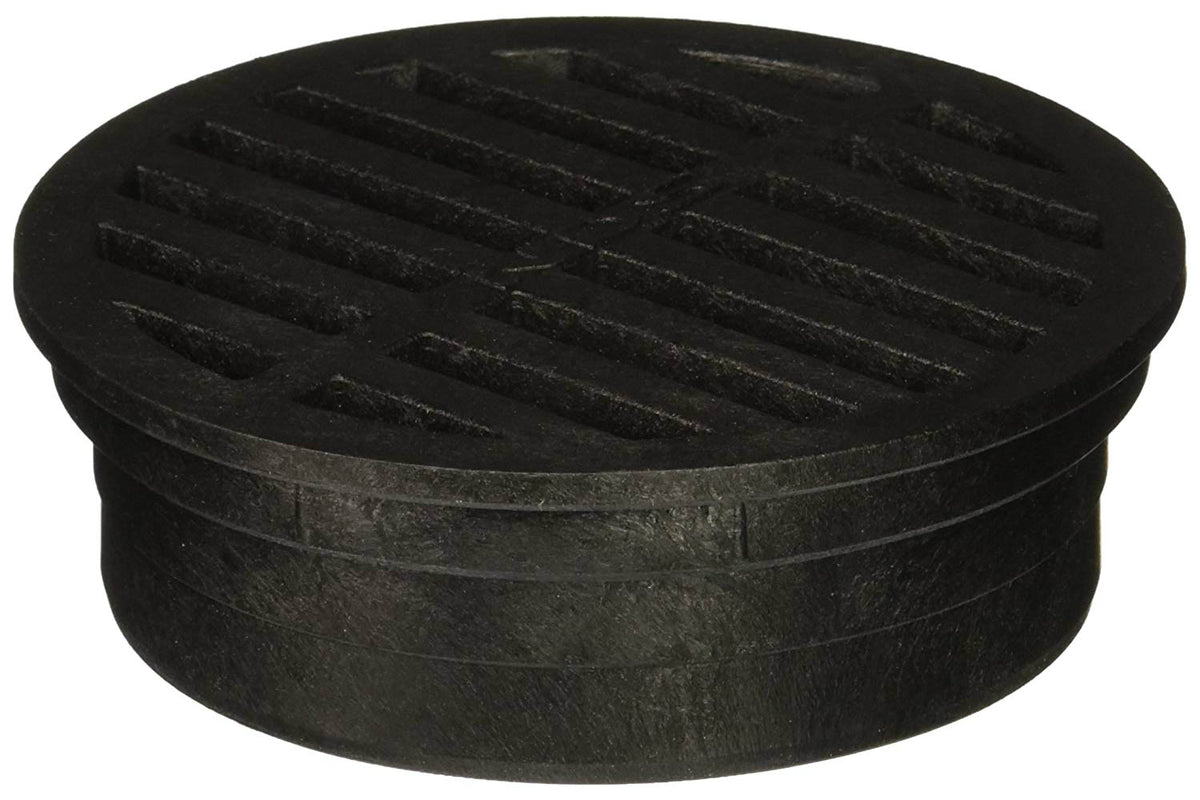 NDS 11 PVC Round Grate, 4", Black