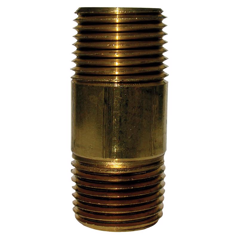 Homeplus+ 6JC126300201015 Nipple, 1/8 Inch x 3-1/2 Inch