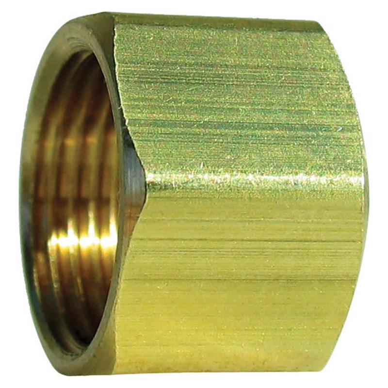 Homeplus+ 6JC124901511088 Compression Nut, Yellow Brass