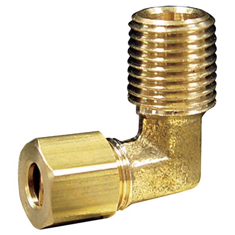 Homeplus+ 6JC121010711032 90 Degree Street Elbow, Brass, 1/2 inches X 3/4 inches