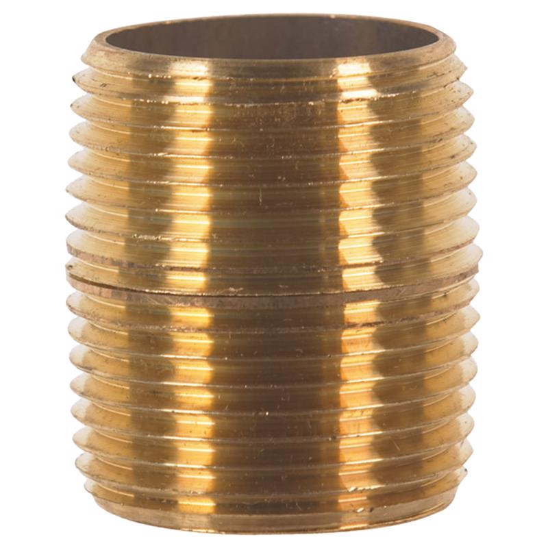 Homeplus+ 6JC126310701031 Close Nipple, 1 Inch, Brass