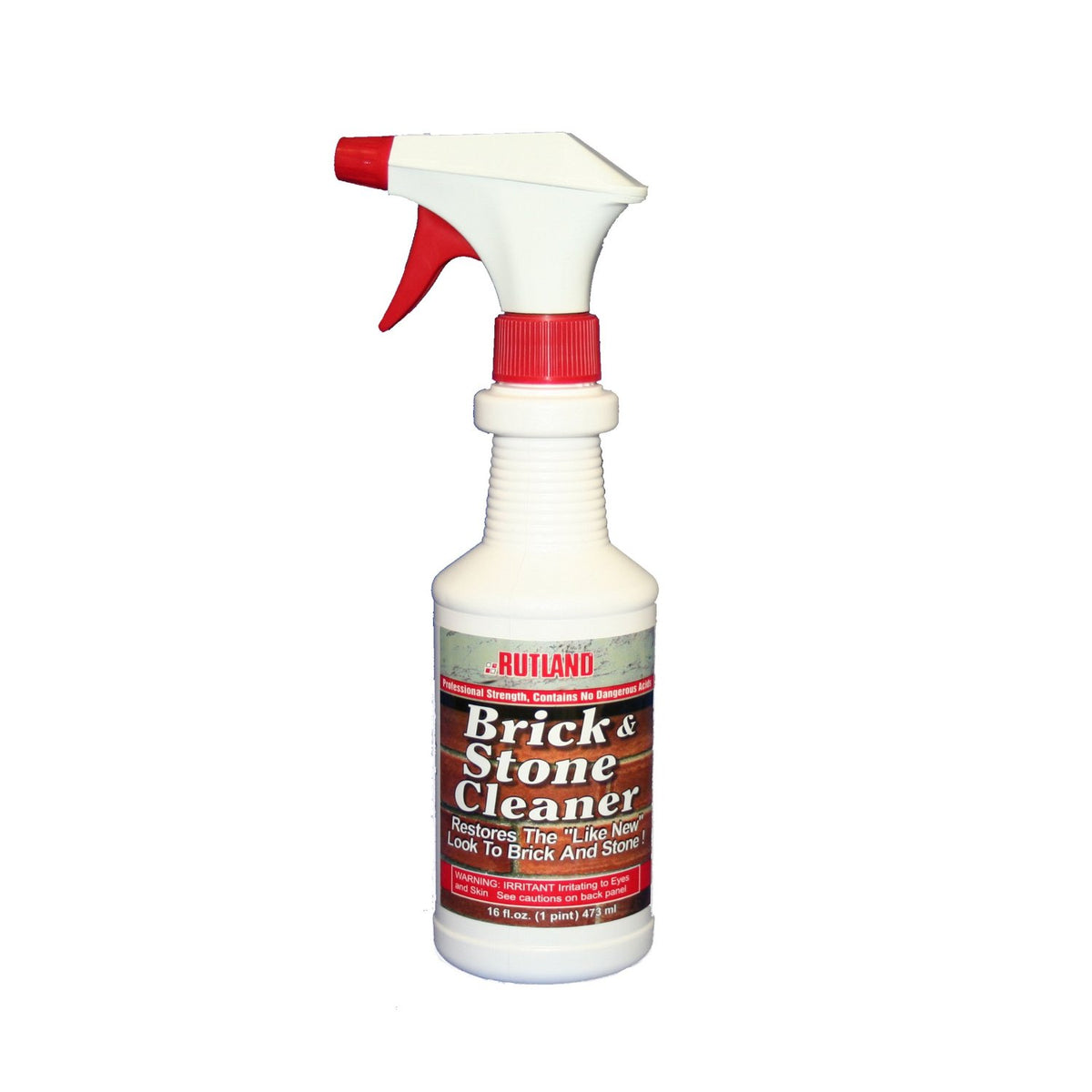 Rutland 83-6 Brick & Stone Trigger Spray Cleaner, 16 Oz, Clear