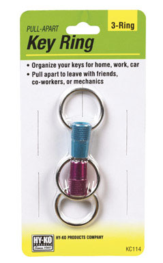 Hy-Ko KC114  Ring Key, Nickel