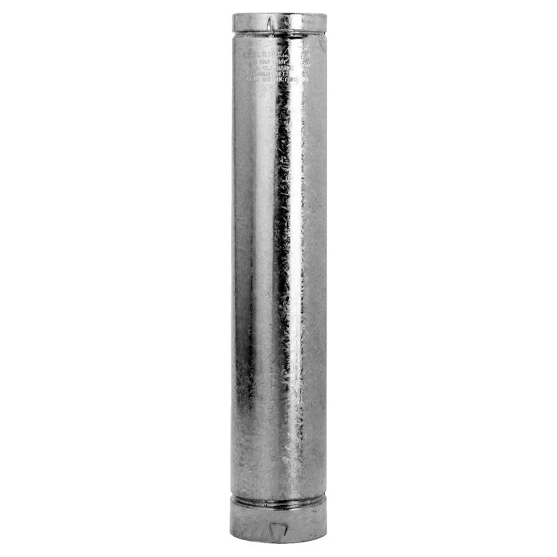 Selkirk 103024 RV Round Gas Vent Pipe, 3 Inch x 24 Inch