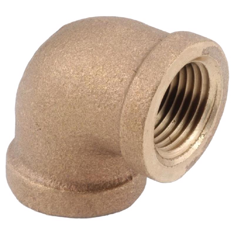 Anderson Metals 738100-24AH 90 Degree Elbow, Brass