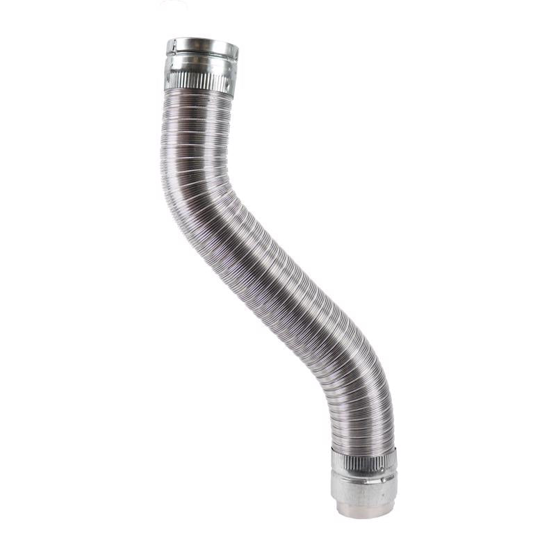 Selkirk 4EFC-5S Gas Vent Connector, Aluminum/Galvanized Steel