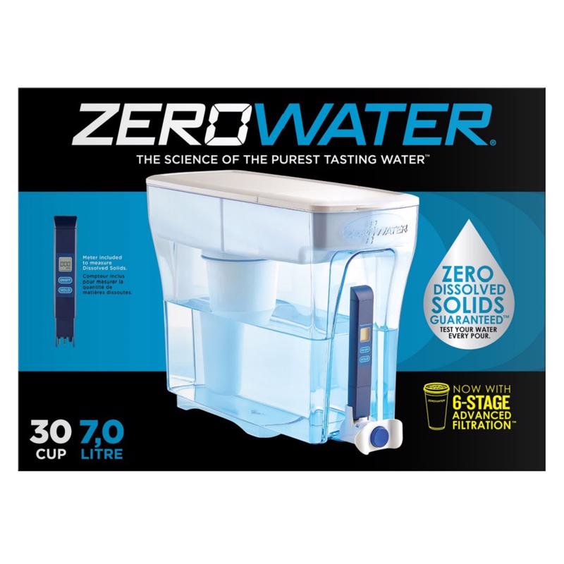 ZeroWater ZD30RP Water Filtration Dispenser, Blue/White