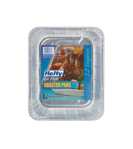 Hefty 94816 E-Z Foil Roaster Baking Pan, 11-3/4" x 9-1/4" x 2-1/2"