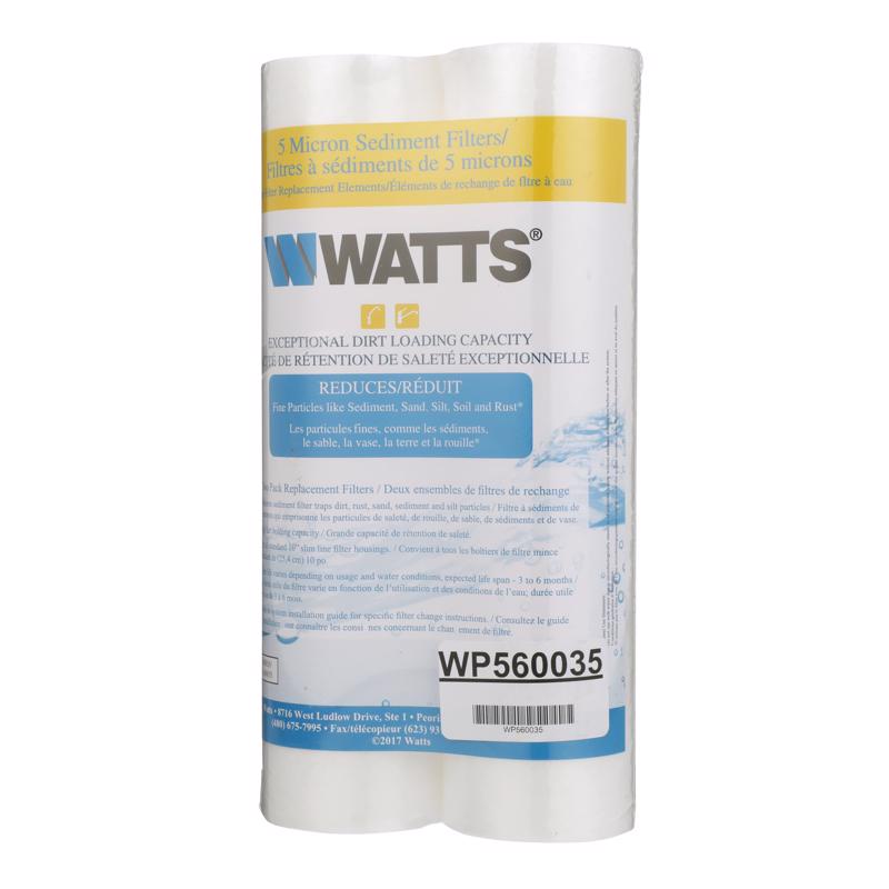 Watts WP560035 Premier Melt Blown Water Filter, 1350 Gallon Capacity