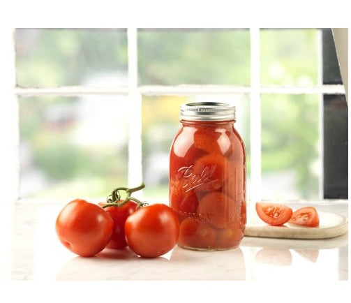 Ball 62000 Regular Mouth Mason Jars, 1 Quart (32 Oz), Box Of 12