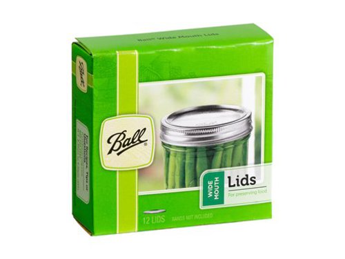 Ball 42000ZFP Wide Mouth Jar Dome Lids, Set of 12