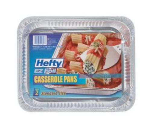 Hefty 00Z91894 E-Z Foil Lasagna/Casserole Pan, 11-5/8" x 9-1/4" x 1-1/2"