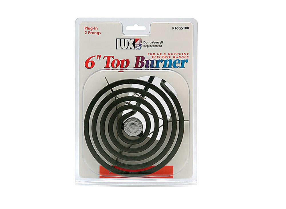 Lux RT6G-5100 Replacement Plug-In Top Burner, WB30 x 218, 6", 240 V