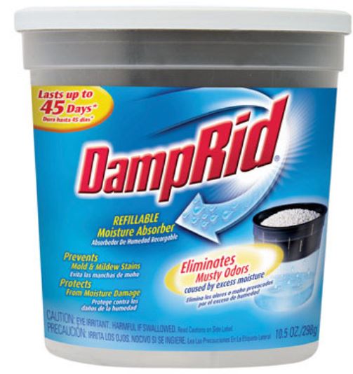 Damp Rid FG01K Refillable Moisture Absorber, 10.5 Oz