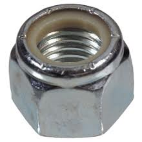 Hillman 180144 Nylon Insert Lock Nuts, Steel, Box of 100
