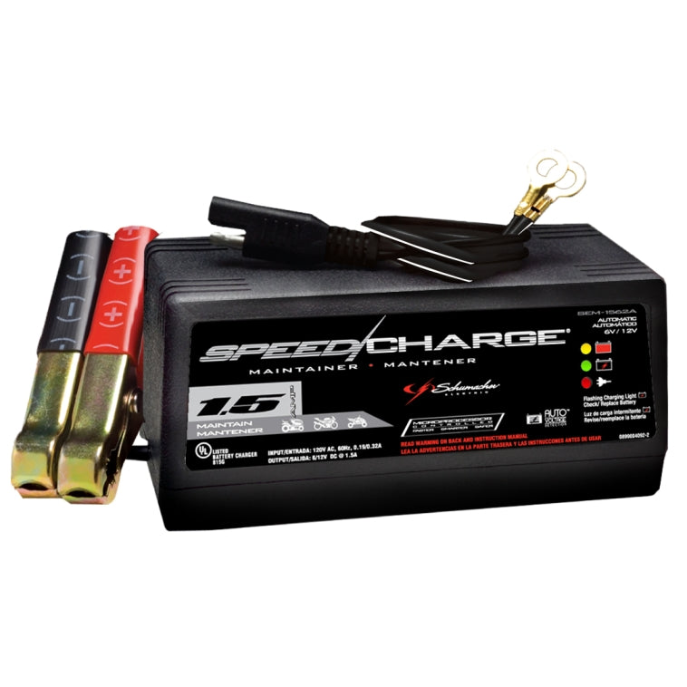 Schumacher SEM-1562A Automatic Microprocessor Charger/Maintainer, 1.5 Amp