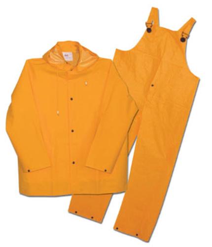Boss 3PR0300YX Three Piece Rain Suit, 35 Mil, Yellow