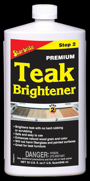 Star Brite 81532 Premium Teak Brightener, 32 Oz