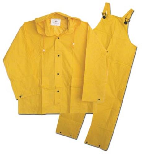 Boss 3PF2000YM Rain Suit Medium, 20 Mil, Yellow