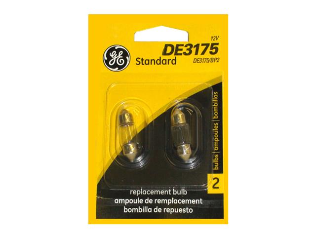 GE 12354 Miniature Festoon Bulb #DE3175/BP, 13 V, T3-1/4