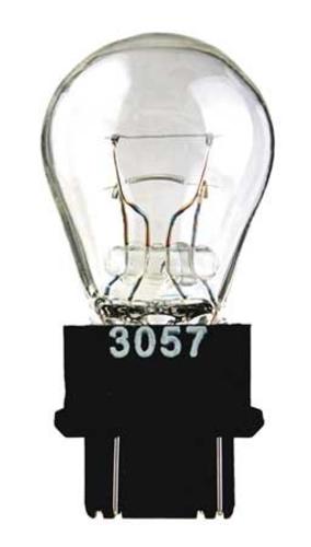GE 12305 Plastic Wedge Miniature Bulb #3057/BP, 13/14 V, S8