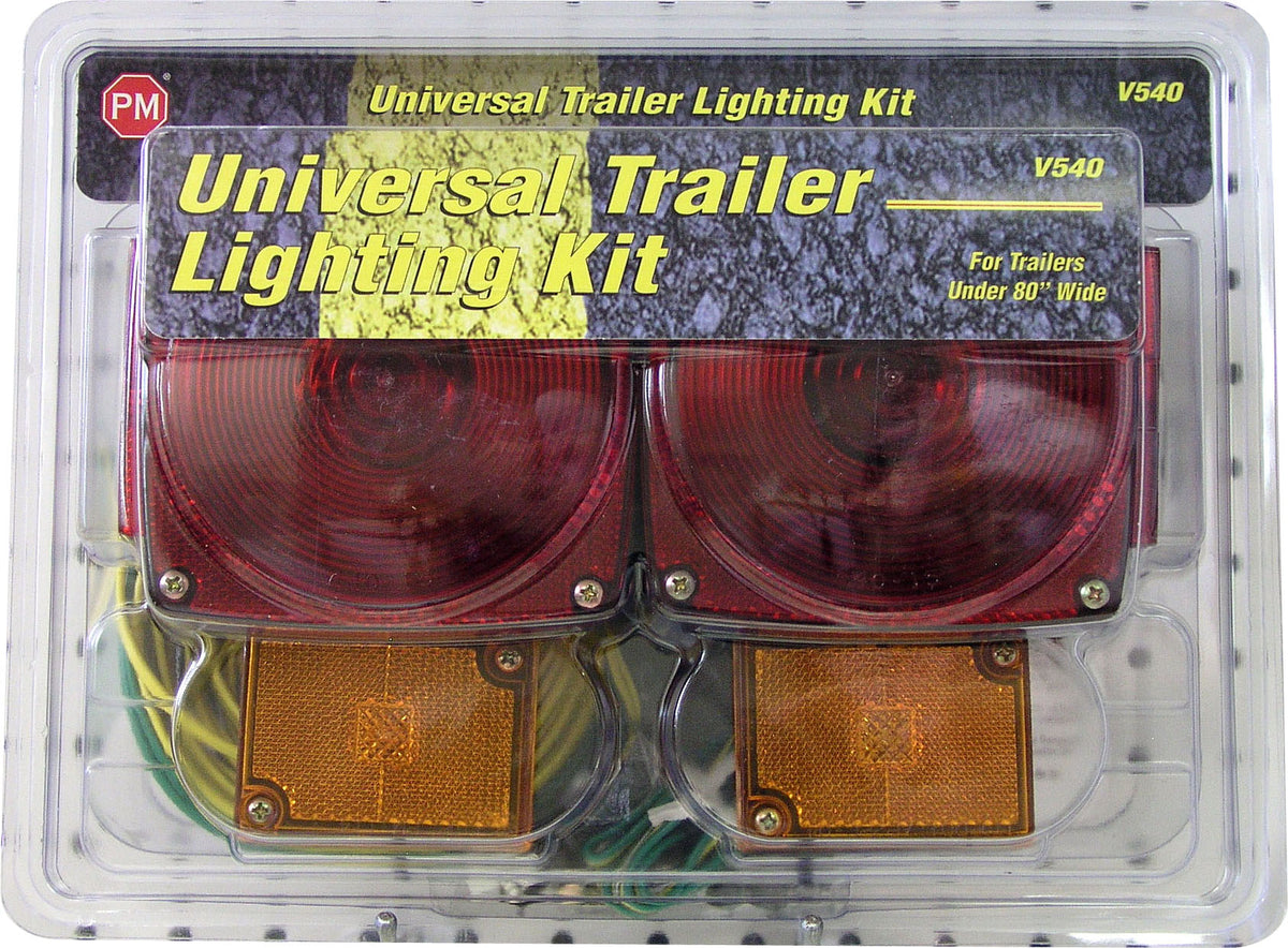 Peterson V540 Universal Trailer Lighting Kit, Red