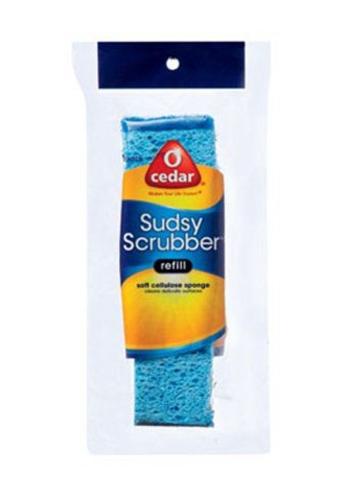 O' Cedar 135939 Sudsy Scrubber Refill Twin Pack