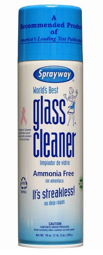 Sprayway SW50RETAIL Glass Cleaner, 19 Oz