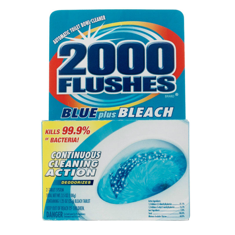 2000 Flushes 208017 Toilet Bowl Automatic Cleaner, 3.5 Oz