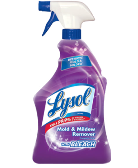 Lysol 1920078915 Mold & Mildew Stain Remover With Bleach, 32 Oz.