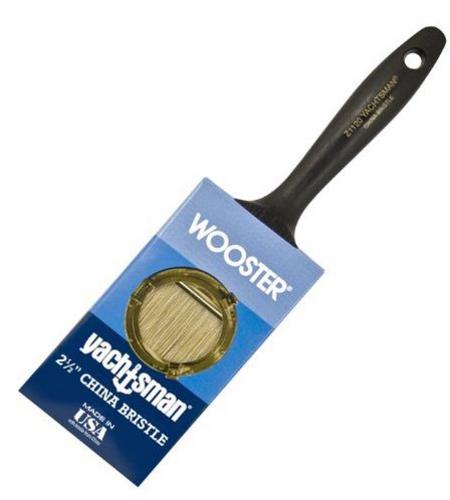 Wooster Z1120-2.5 Yachtsman Professional Flat Paint Brush, 2.5"