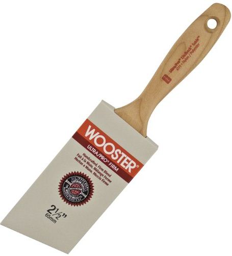 Wooster 4177-2 1/2 Ultra/Pro Firm Lindbeck Sable Angle Varnish Brush, 2.5"