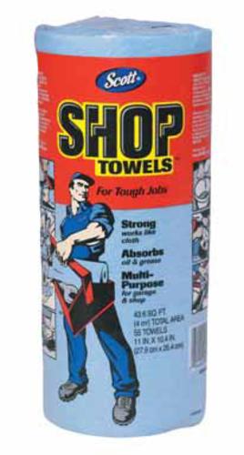 Scott 75130 Multi-Purpose Shop Towel, 55 Count