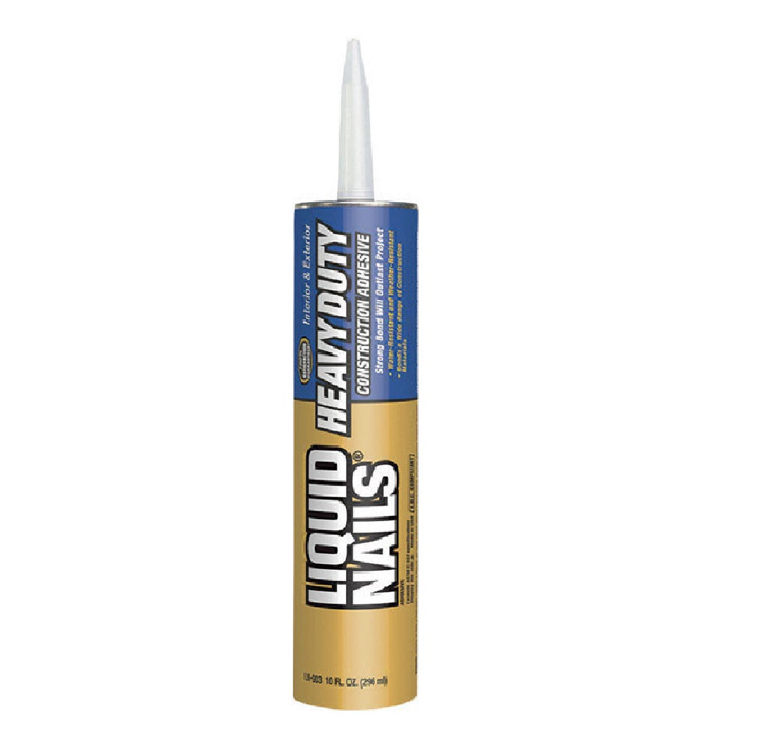 Liquid Nails LN-903 10 Heavy Duty Adhesive Cartridge, 10 Oz