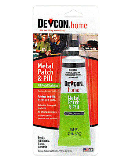 Devcon 50345 Metal Patch & Fill, 3.0 Oz, Gray