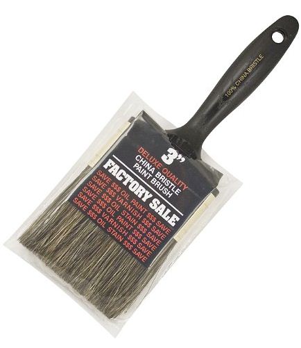 Wooster Z1101-3 Factory Sale Gray Bristle Paint Brush, 3"