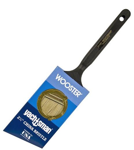 Wooster Z1121-21/2 Yachtsman Angle Sash Paint Brush, 2.5"