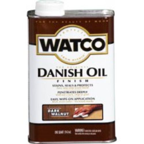 Watco 242220 Danish Oil Interior, Dark Walnut, 1 Qt