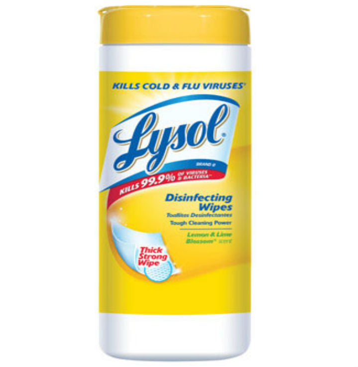 Lysol 1920081145 Disinfecting Wipes, Lemon And Lime Blossom Scent