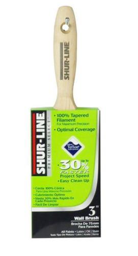 Shur-Line 55537 Premium Select Wall Brush, 3"