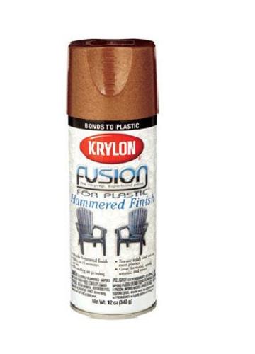 Fusion For Plastic K02533000 Spray Paint, 12 Oz, Hammered Copper