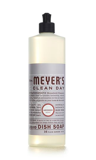 Mrs Meyers Clean Day 11103 Lavender Scent Liquid Dish Soap